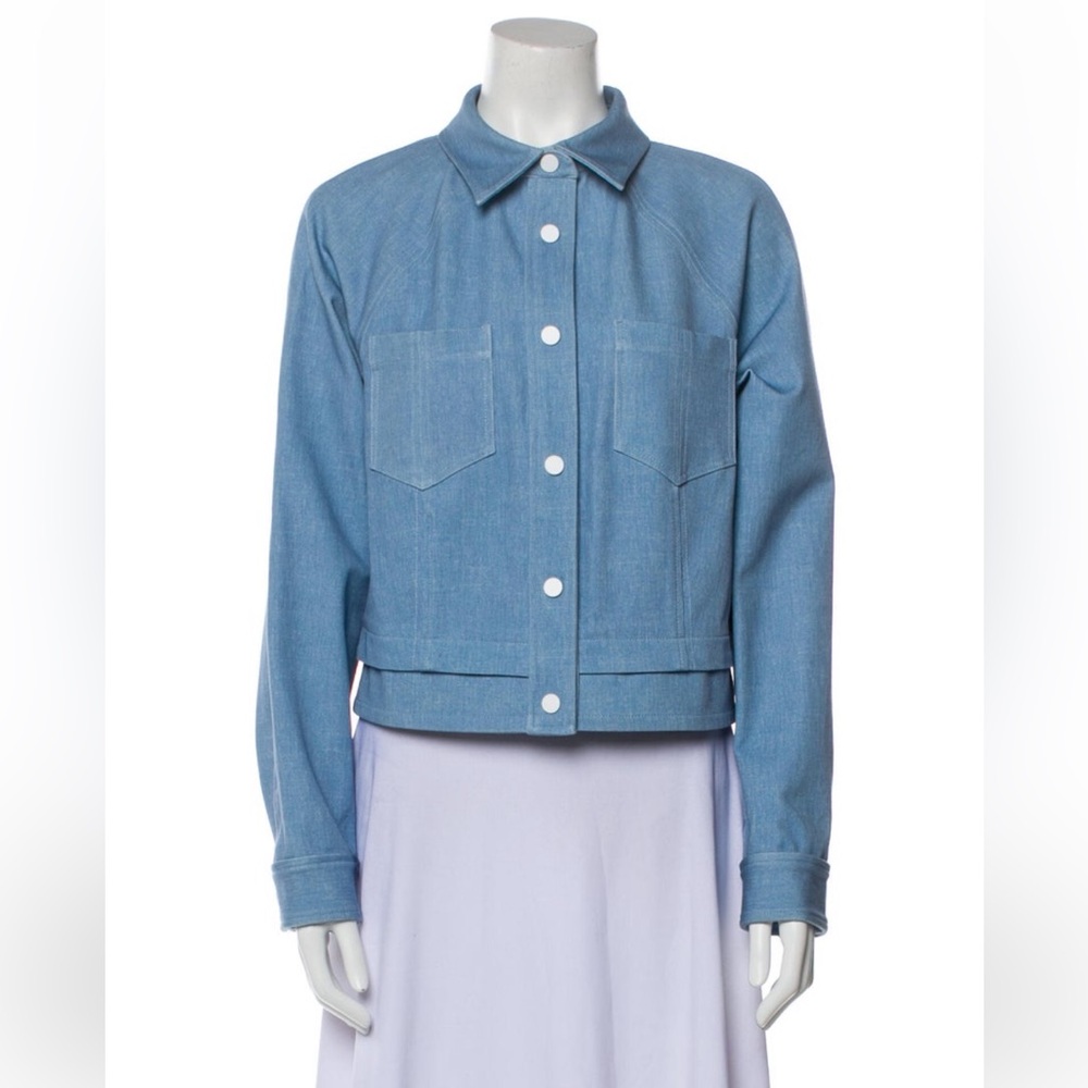 Pearl by Leila Rose Women's Blue Denim Jacket - Picture 14 of 14